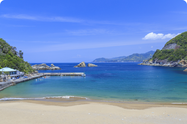 ⑥烏帽子山と雲見の足湯